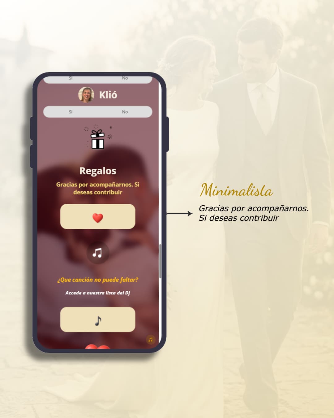 Cómo pedir dinero en la boda con elegancia